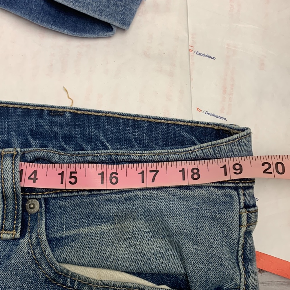 Levi’s straight leg 513 blue jeans sz 38 x 30 - Picture 12 of 12